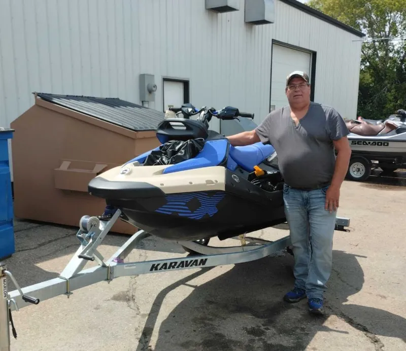 Jordan with their Sea-Doo