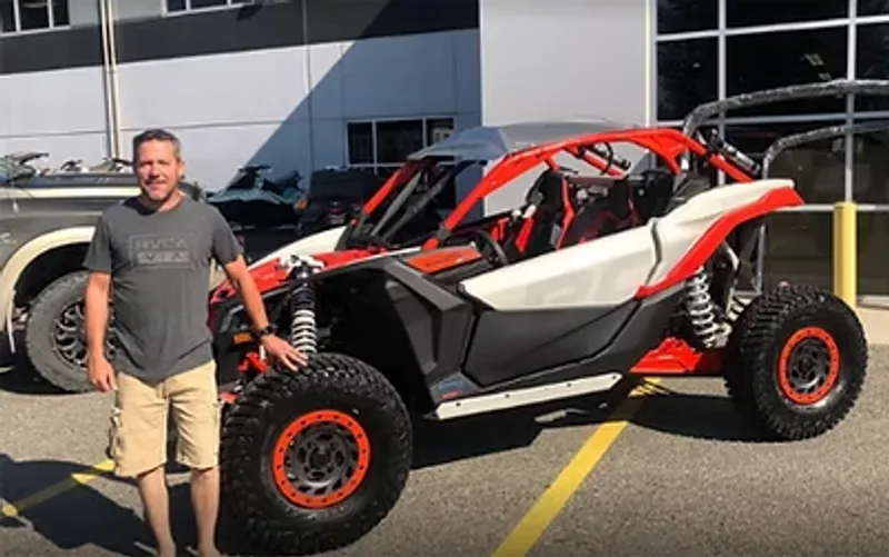 Daniel with their Side-by-Side